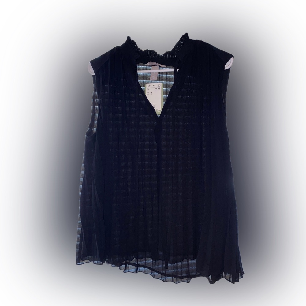 H&M brand new never worn black tank blouse